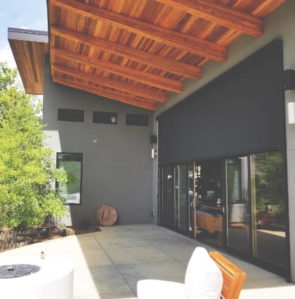 Image of exterior shades.