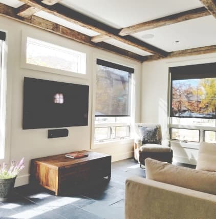 Image of partial blackout shades.