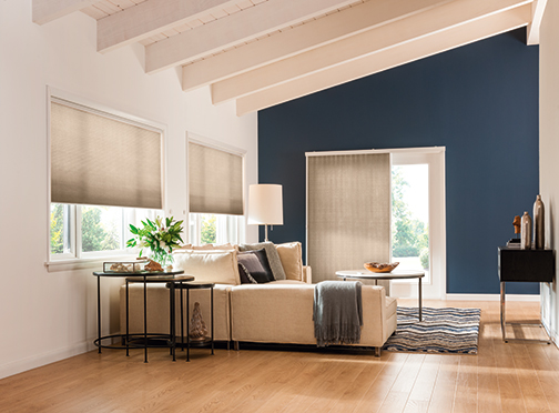 Sliding cellular shades and blinds